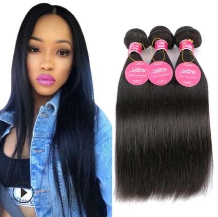 Real human hair straight wave human hair curtain natural color wig hair extension Real human hair straight wave human hair curtain natural color wig hair extension